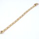 Pulsera en oro 18k combinada en 2 tonos con zafiros cabujón Pulsera en oro 18k combinada en 2 tonos con zafiros cabujón