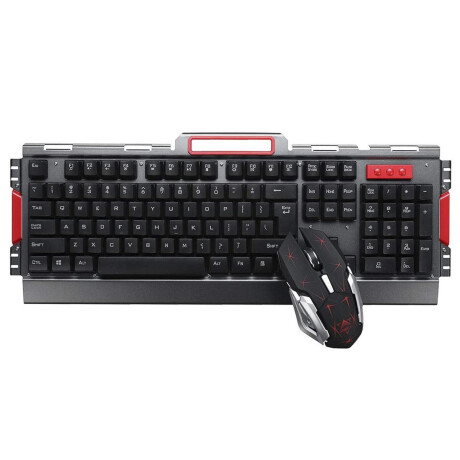 Kit Teclado y Mouse Inalámbrico Gamer para PC y PS4 Kit Teclado y Mouse Inalámbrico Gamer para PC y PS4