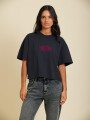 T-SHIRT ERIKA RUSTY Negro