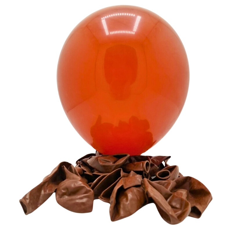 Globos Mate Tamaño R12 X25 Marron Matte