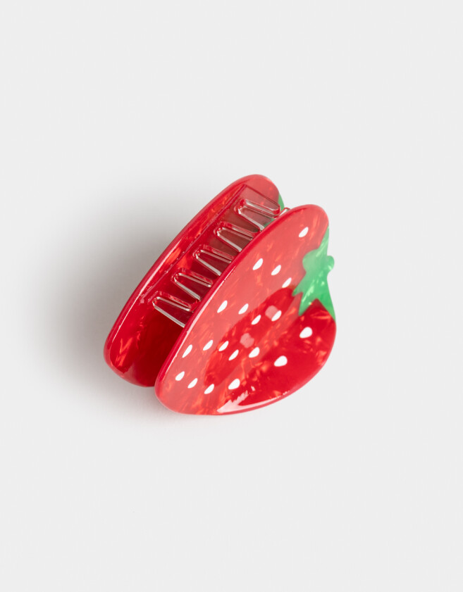 Broche Frutas Broche Acrílico Fruta - Rojo Medio