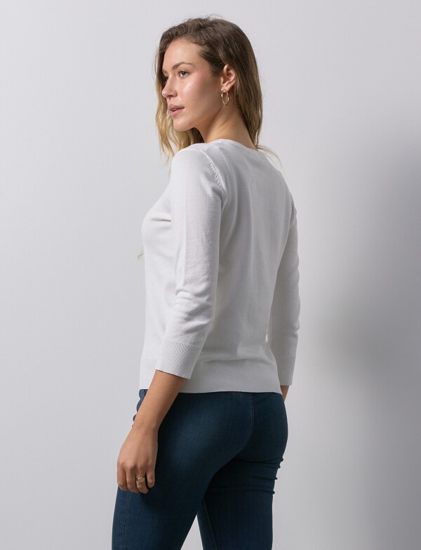 Cardigan Basico CRUDO