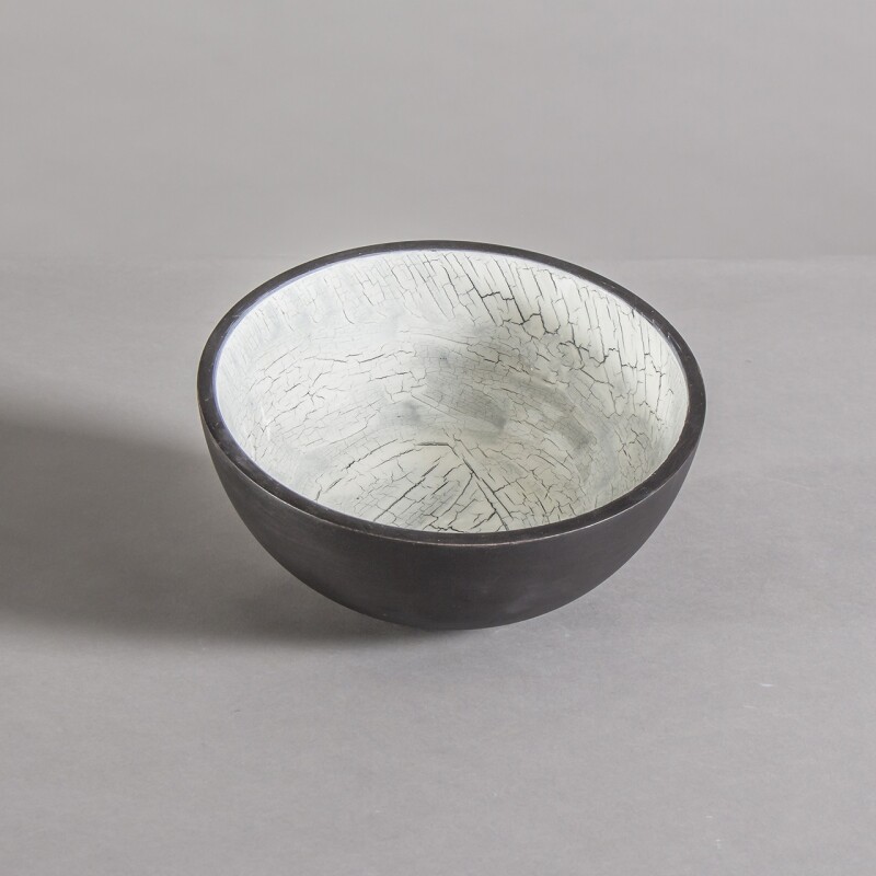 BOWL DE MADERA CON DISEÑO ESMALTADO LARA27399 BOWL DE MADERA CON DISEÑO ESMALTADO LARA27399