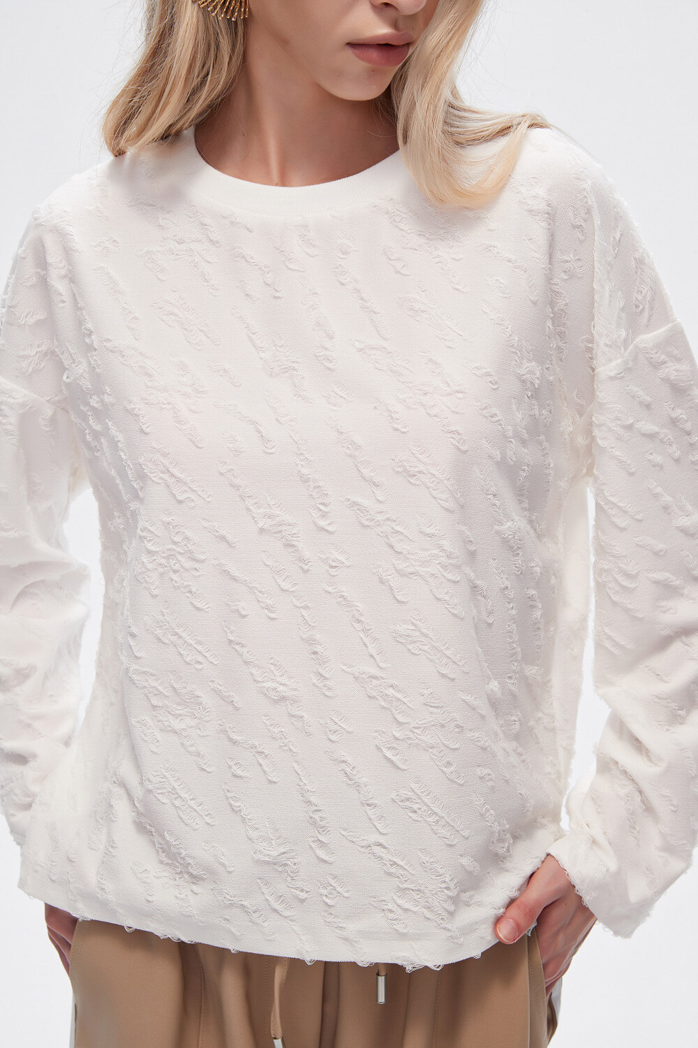 Remera Rolia Marfil / Off White