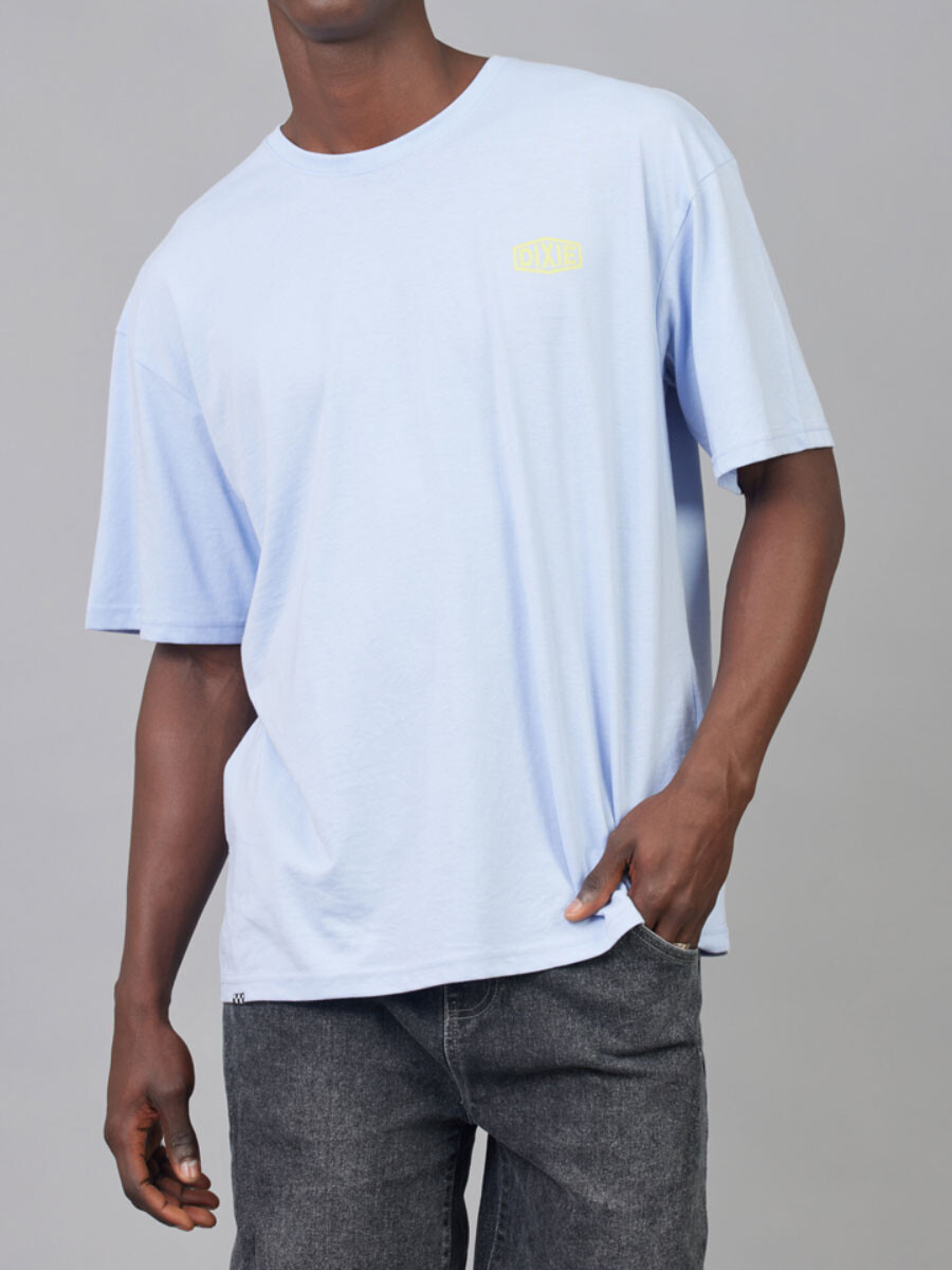 T-SHIRT AZUAI DIXIE - Celeste 