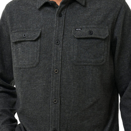 Camisa Flannel Rip Curl - Gris Camisa Flannel Rip Curl - Gris