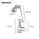 Canilla Baño Grifo Monocomando Griferia Giratorio Cromado Canilla Baño Grifo Monocomando Griferia Giratorio Cromado