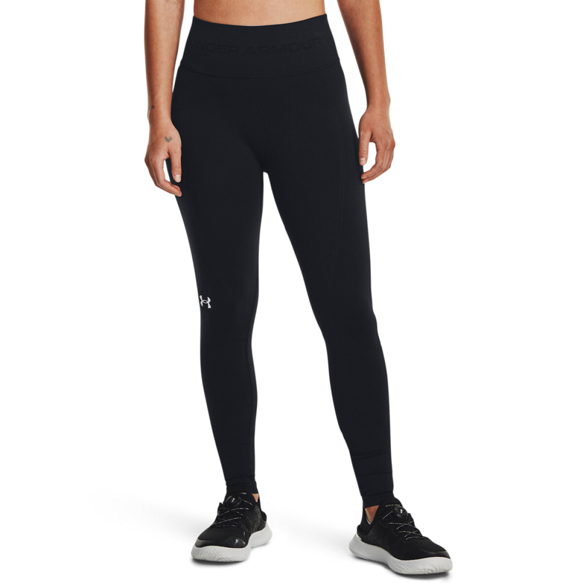 UA Vanish Seamless Legging-PPL - BLK-001 