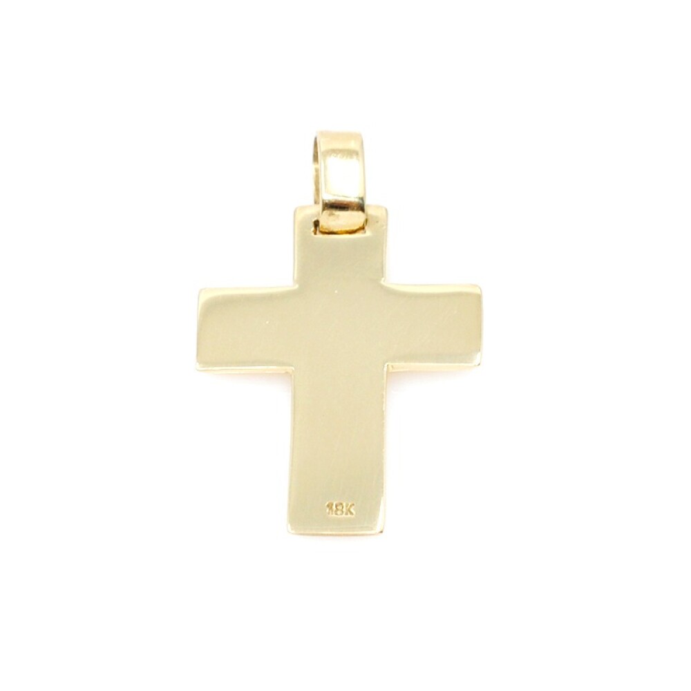 Cruz oro 18k bombe. Medidas 2 x 2,5cm Cruz oro 18k bombe. Medidas 2 x 2,5cm