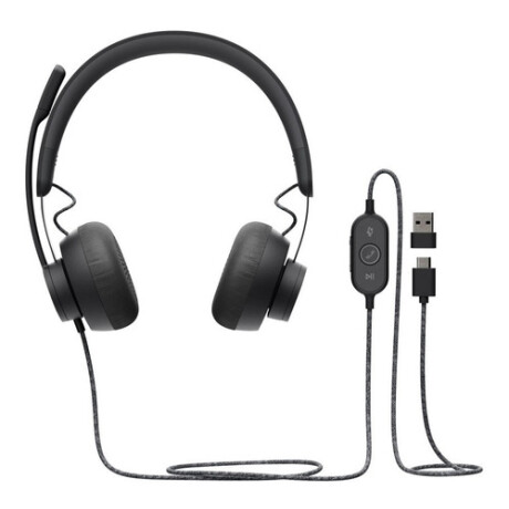 LOGITECH 981-000876 VC HEADSET ZONE WIRED usb/usb-c Logitech 981-000876 Vc Headset Zone Wired Usb/usb-c