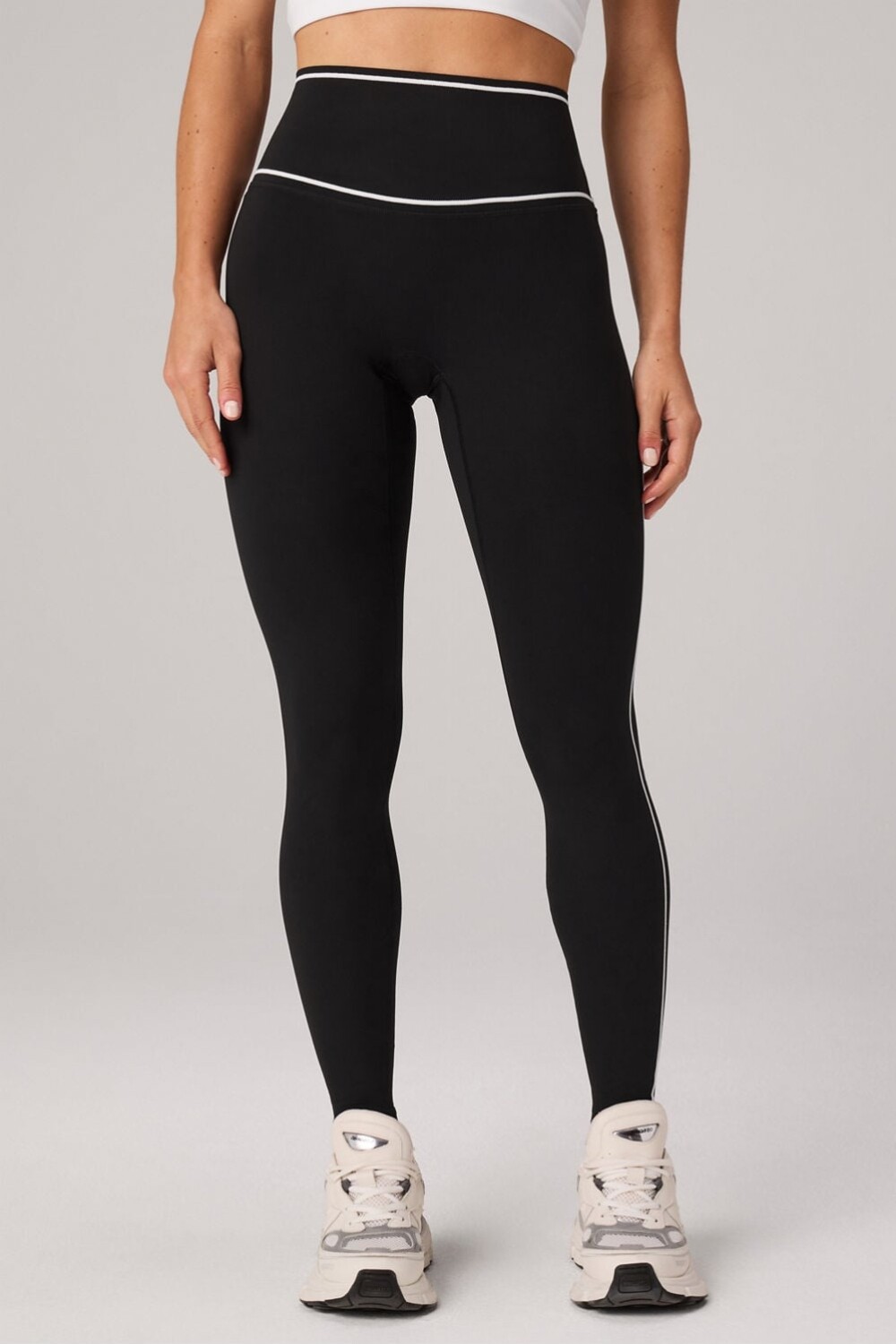 Legging The No-Seam Pureluxe Tlc Legging Mujer Black/Classic White