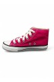 BOTA DEPORTIVA MEDIO BASKET LONA NIÑO Fuxia