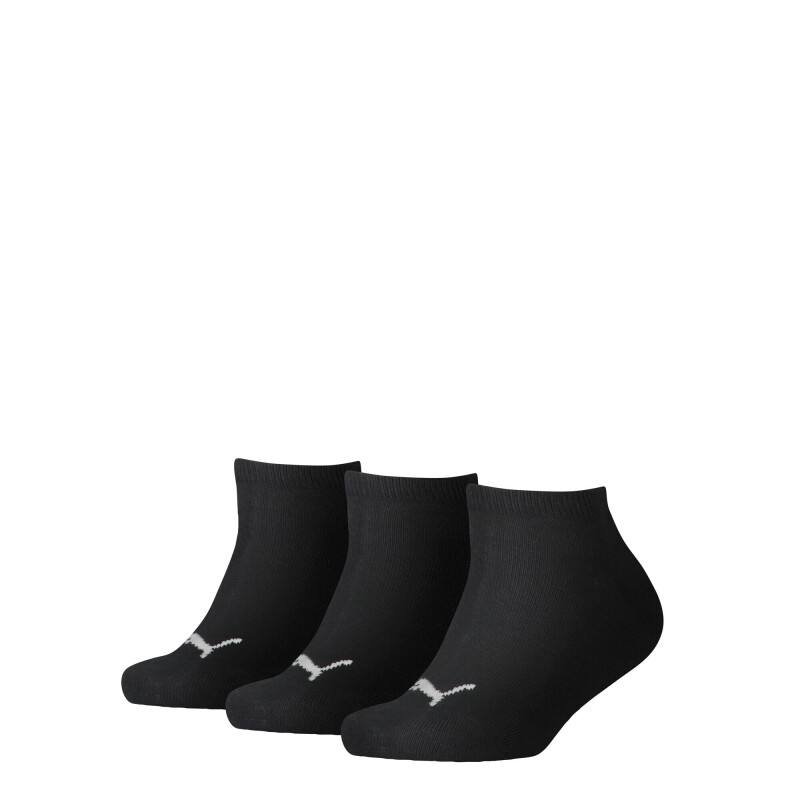 Medias Puma Invisible 3-Pack de Niños Negro