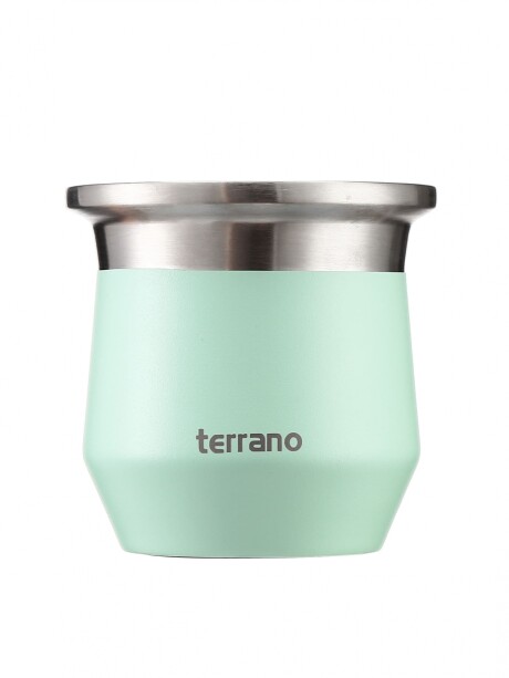 Mate Acero Flap Verde Agua