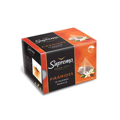 SUPREMO PIRAMIDES ROOIBOS Y VAINILLA SUPREMO PIRAMIDES ROOIBOS Y VAINILLA