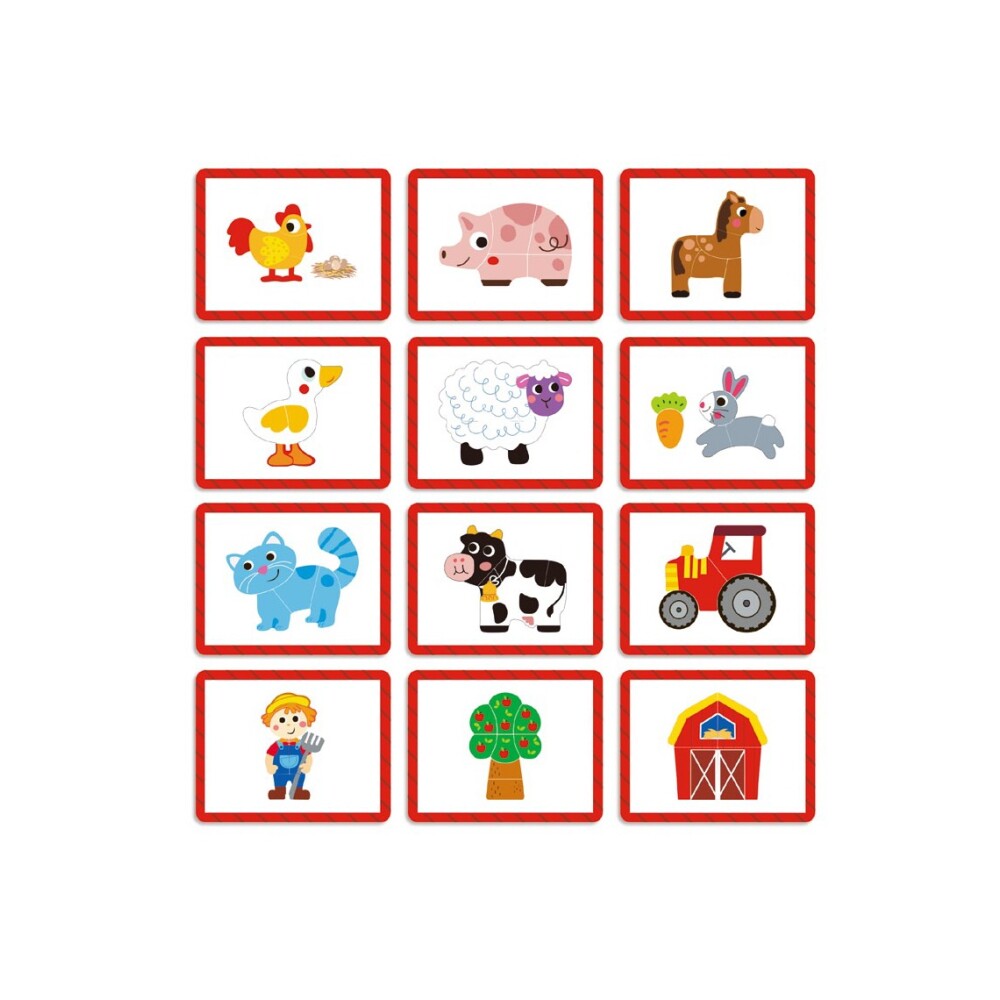 Puzzle Magnético de Madera – Granja Tooky Toy TOOKY TOY PUZZLE MAGNETICO DE MADERA DE LA GRANJA 409