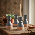 CANDELABRO BOCEL D6.5x12CM CERAMICA CANDELABRO BOCEL D6.5x12CM CERAMICA