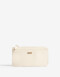 Ficheros Billetera Fichero Rectangular Con Cierre - Blanco Crudo
