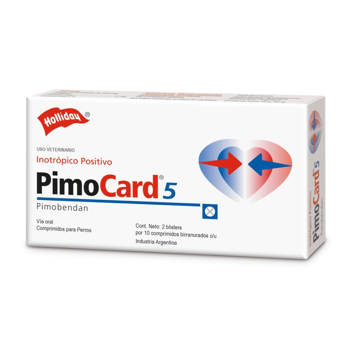 PIMOCARD 5 MGS 20 COMPRIMIDOS HOLLIDAY 