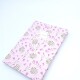 Cuaderno floreado A6 rosa