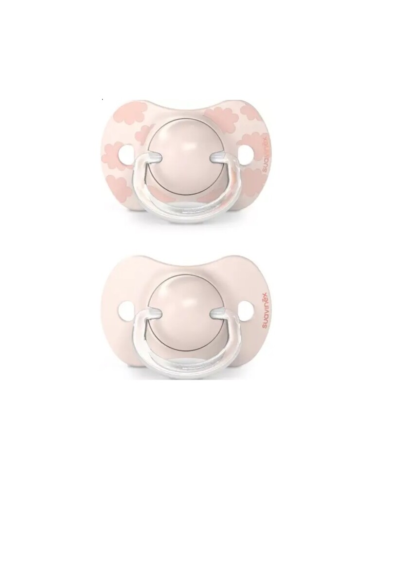 Set x2 chupete fisiologico Suavinex 0 a 6 M - Dreams Rosa 