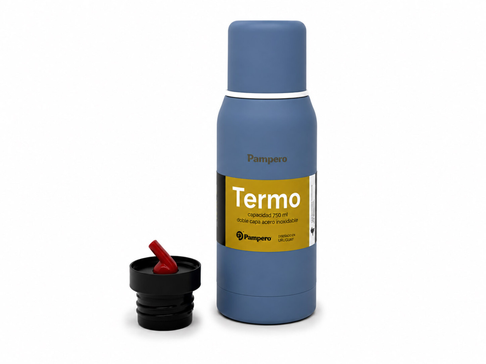 TERMO ACERO DOBLE CAPA 750ML - Celeste 