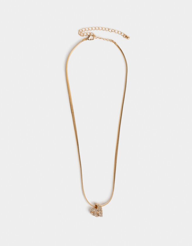 Cadena Corta con Dije Bañada en Oro Cadena Corta Con Dije Bañada En Oro - Dorado