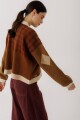 CARDIGAN ROMBOS Camel