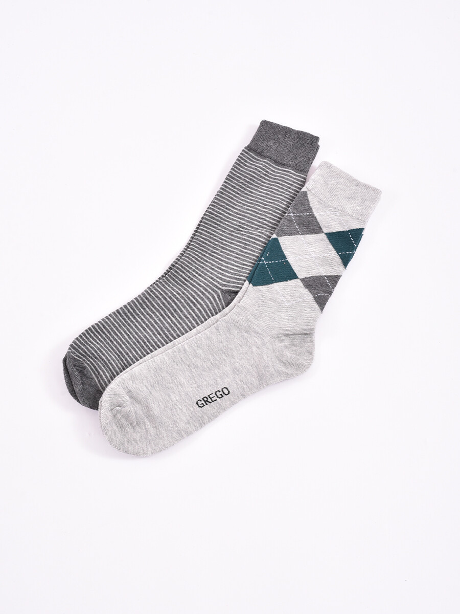 MEDIAS PACK x 2 - ESTAMPADO 2 