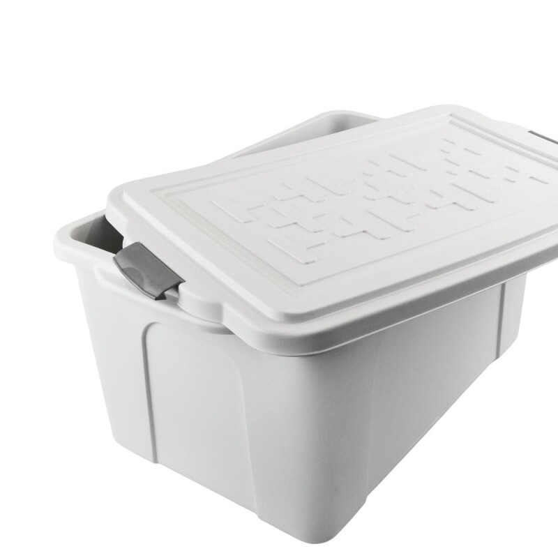 Caja organizadora 70lts con tapa BLANCO
