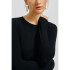 BLUSA ML FEM PRETO ESCURO