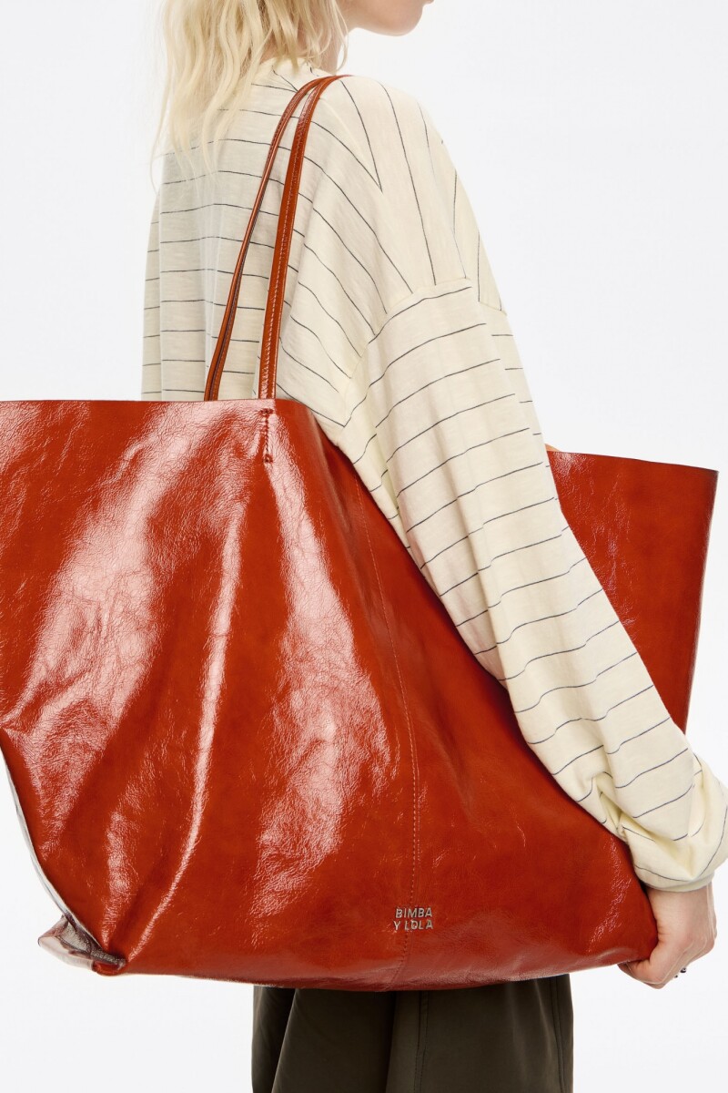 BOLSO SHOPPER MAXI Naranja