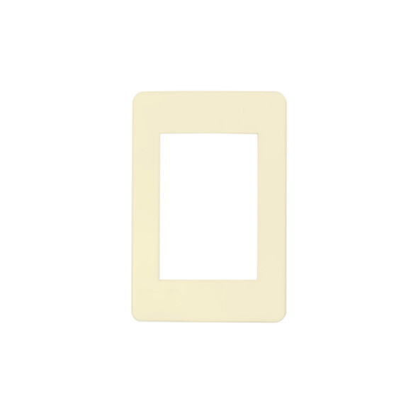 Plaqueta para 3 módulos marfil - Reggio Slim M46551