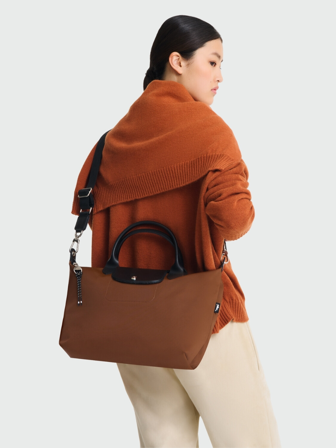 Le Pliage Energy L Handbag Beige