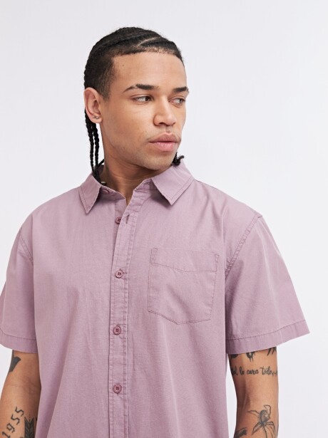 CAMISA SOLID VIOLETA