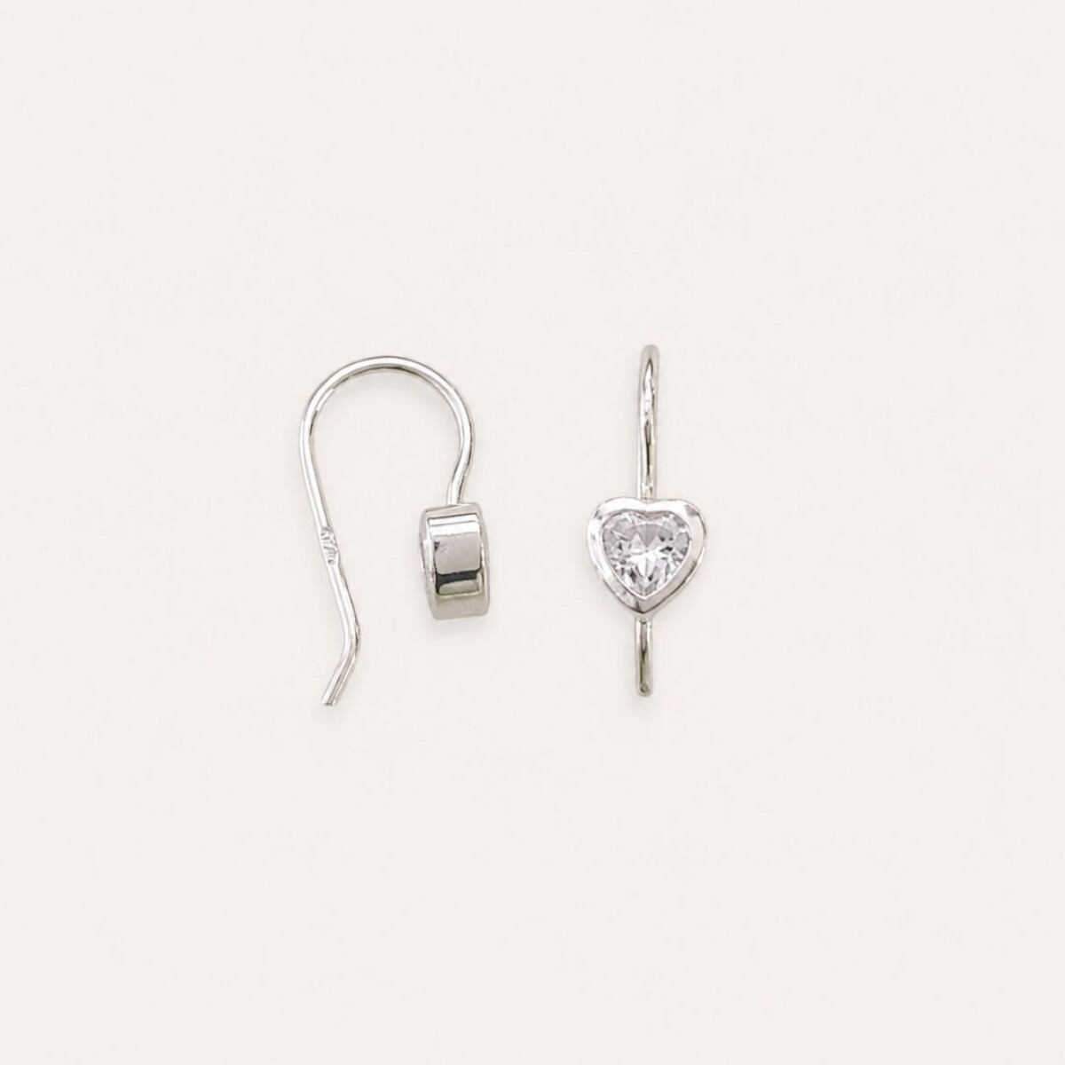 Caravanas Mini Corazon - Plata 925 