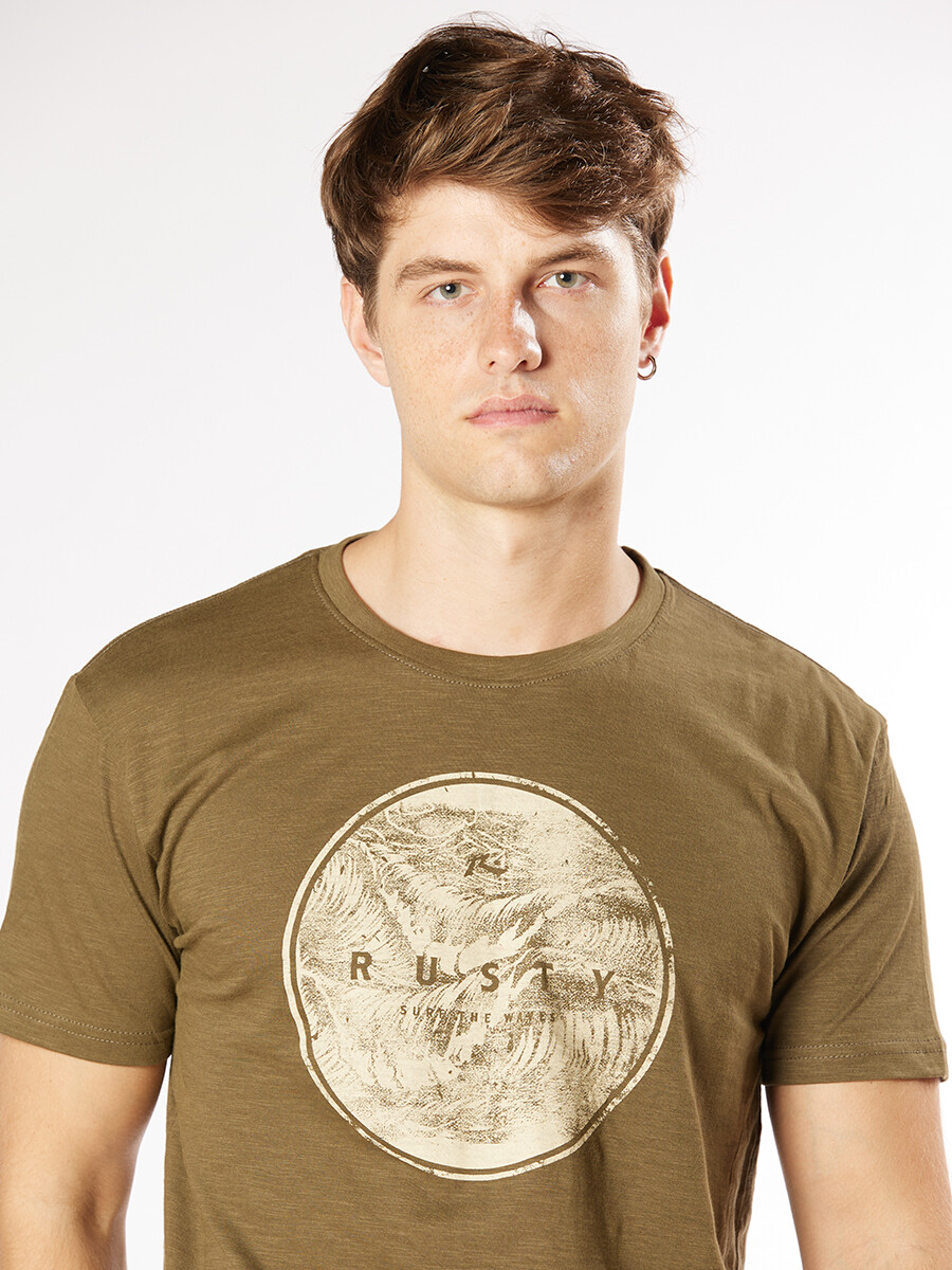 T-SHIRT PEDRE RUSTY - Militar 