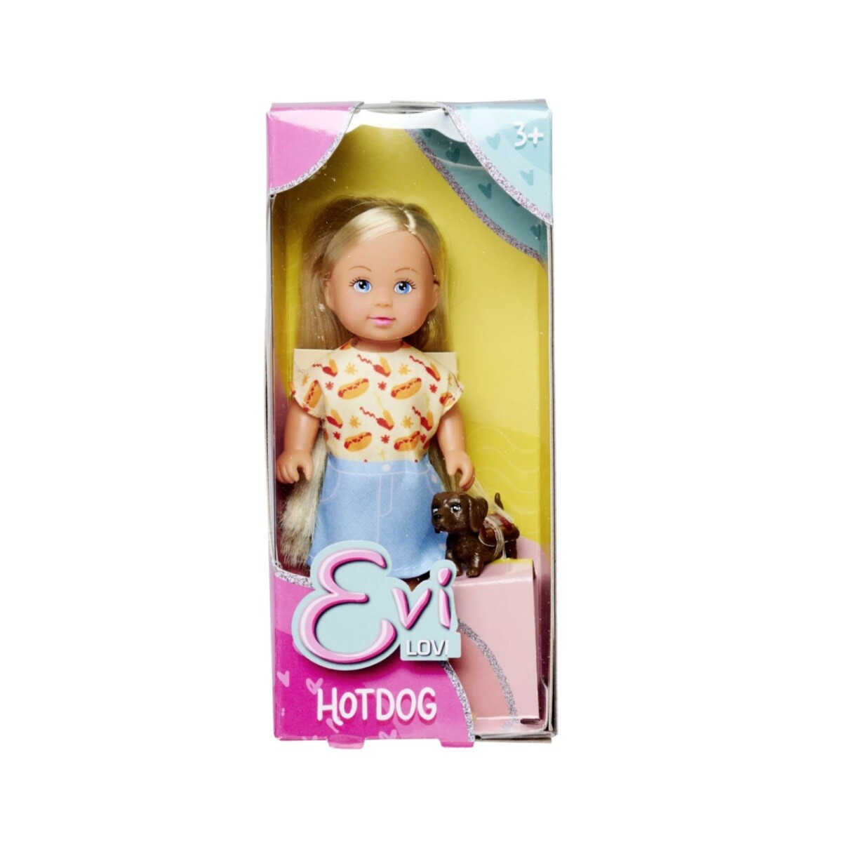 Muñeca Evi Love + Perro Salchicha 