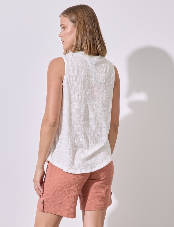 Musculosa Frunces CRUDO