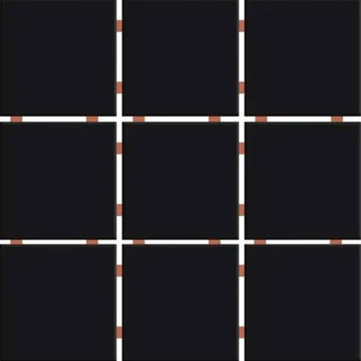 Revestimiento En Malla De Piezas 10X10 Negro Acetinado 