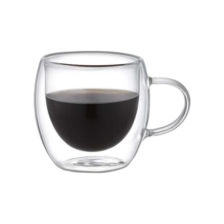 SET2 TAZAS DOBLE PARED 80ML BOROSILICATO VARENNA