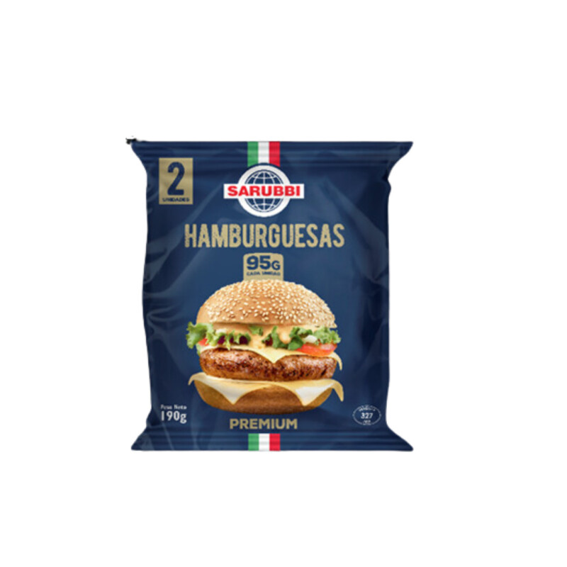 Hamburguesa Sarubbi - 2 ud. - 190 g Hamburguesa Sarubbi - 2 ud. - 190 g