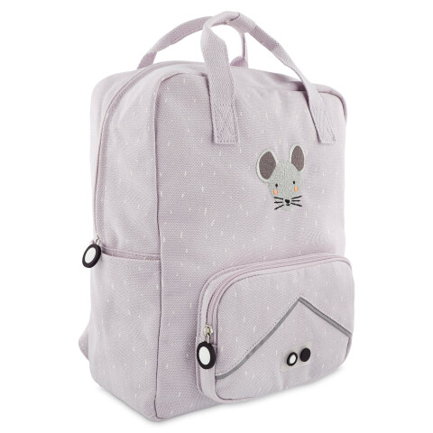 Mochila Grande Escolar Divertida Trixie Diseño De Animales ® Diseño Ratón