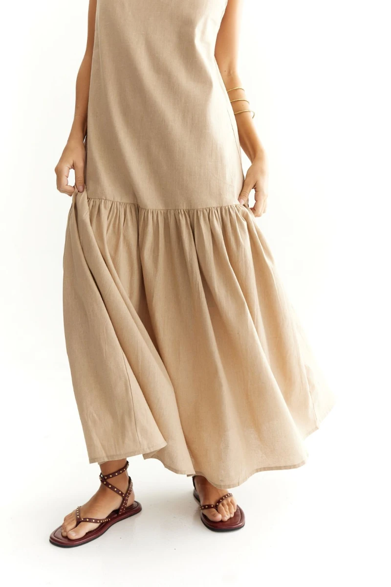 Vestido Nora beige l