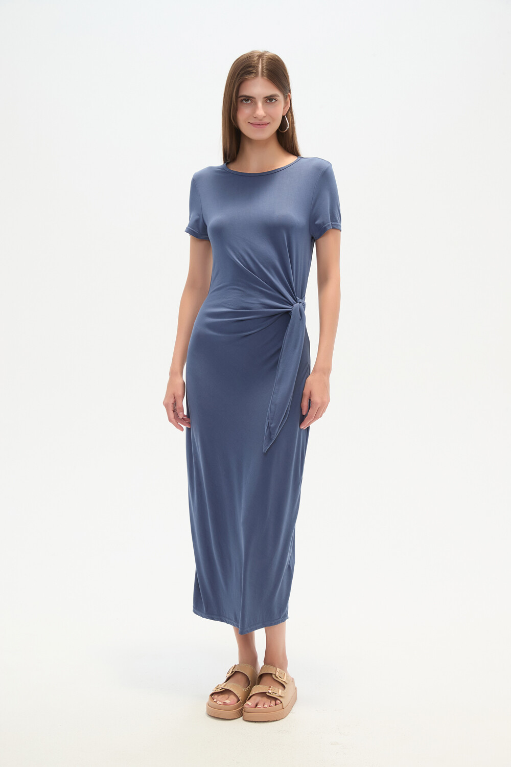 Vestido Pascul Azul Piedra