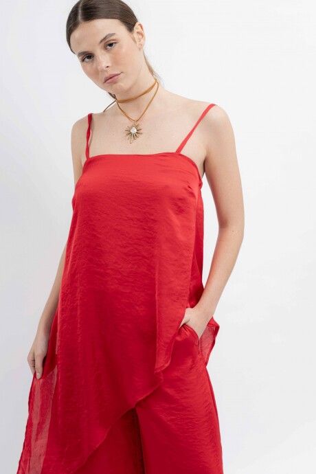 Musculosa Summer Rojo