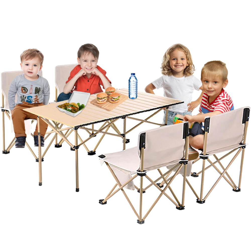 Juego Infantil de Mesa y 4 Sillas Juego Infantil de Mesa y 4 Sillas