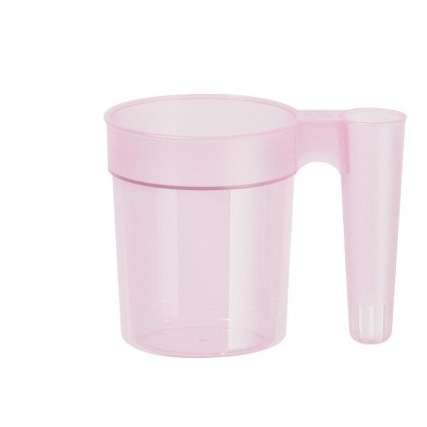 Taza portacepillo rosa