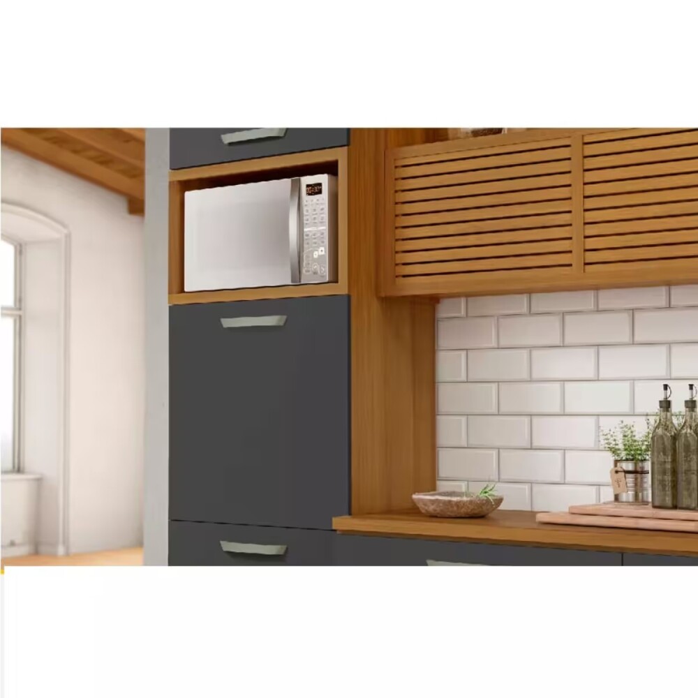 Armario Princesa 2 puertas 3 cajones Gris/freijo 64cm Armario Princesa 2 Puertas 3 Cajones Gris/freijo 64cm