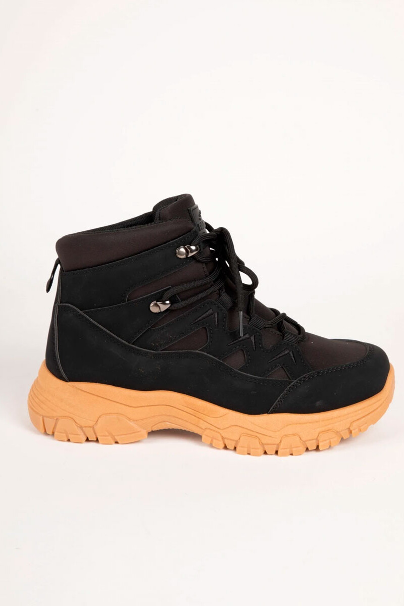 BOTA MUJER PADDOCK TECH Negro